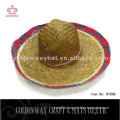 Plain straw sombrero hat pattern